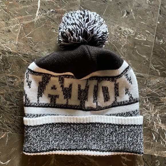 Pink Nation Pom Pom Beanie - Picture 2 of 4